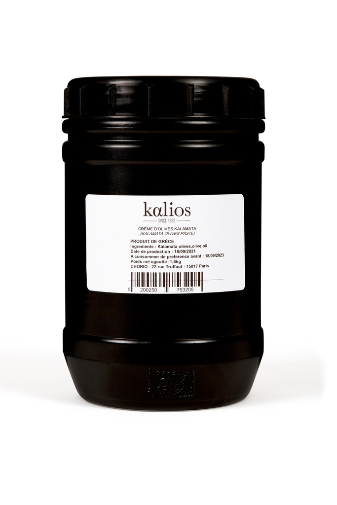 Pate d'olives Kalamata bid 1,6Kg KALIOS