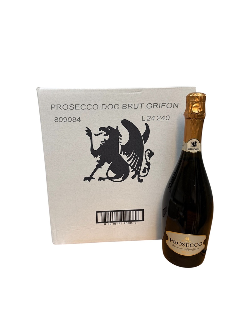 Prosecco brut DOC 12 % vol btl 75cL x6 GRIFON