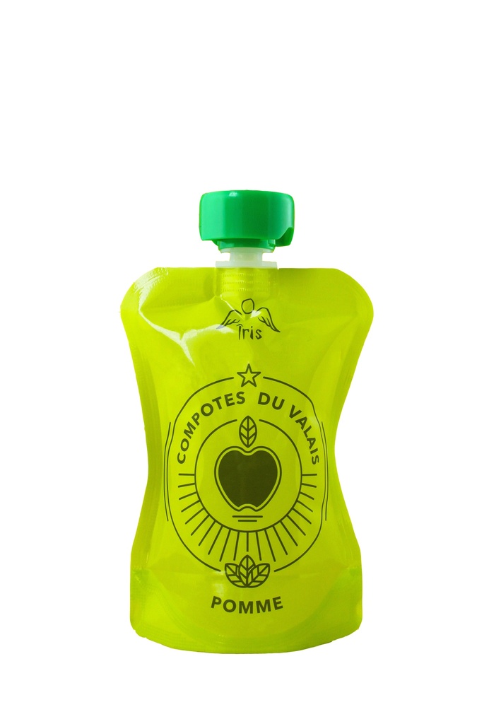 Compote de pommes grd 100gr x40 IRIS