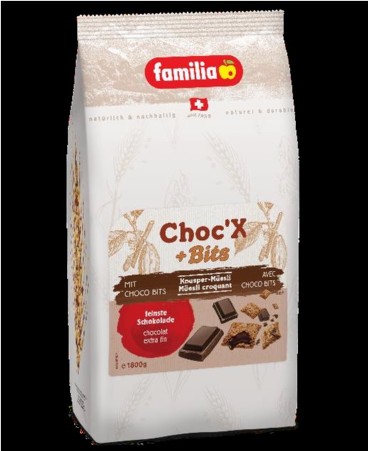 Melange de cereales / Muesli fourre au chocolat sac 1,8Kg FAMILIA