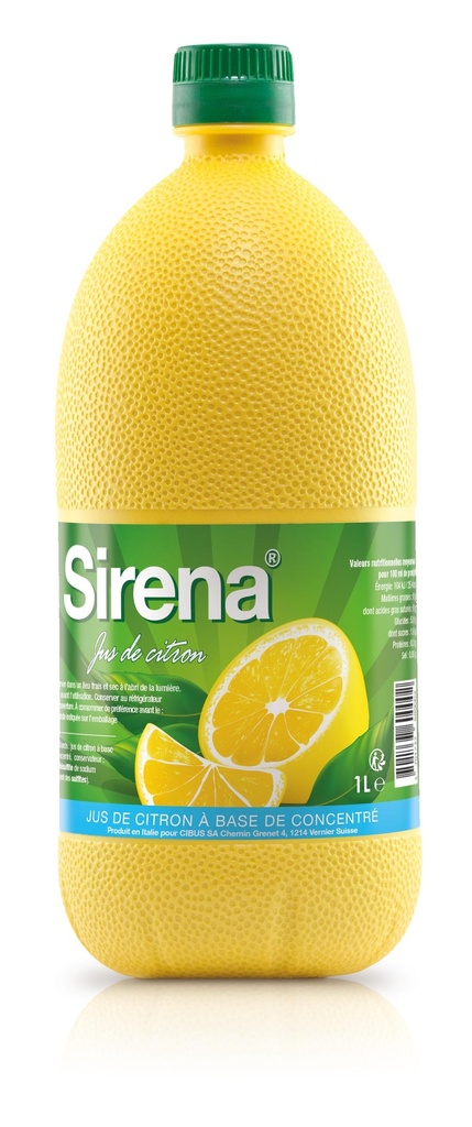 Jus de citron jaune btl 1L SIRENA
