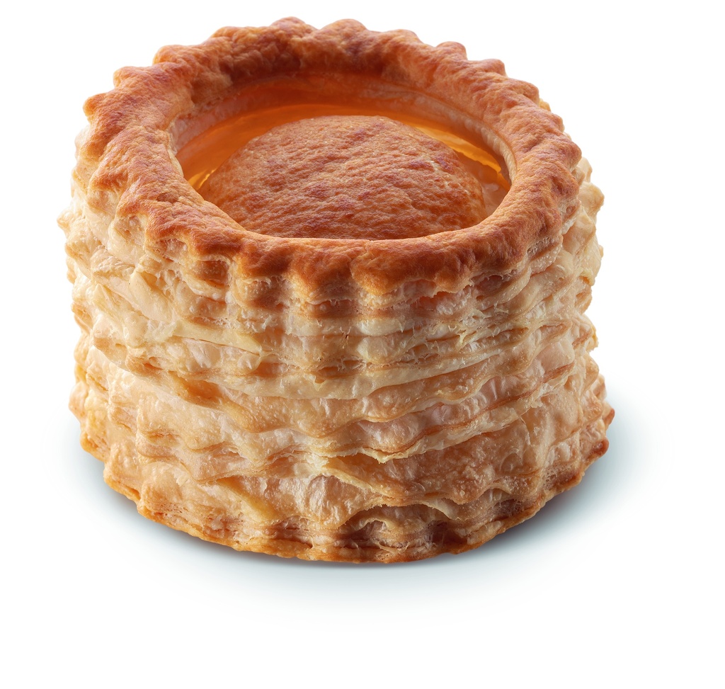 Vol au vent rond au beurre 7,5cm crt 36pce HUG