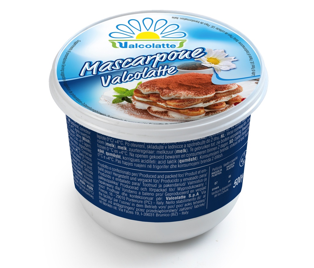 Mascarpone pot 500g VALCOLATTE