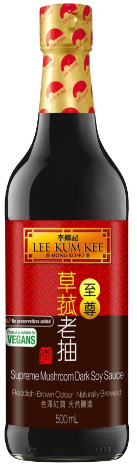 Sauce soja foncee aux champignons btl 500mL LEE KUM KEE