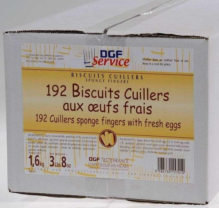 Biscuits cuilleres crt 1,6Kg DGF SERVICE