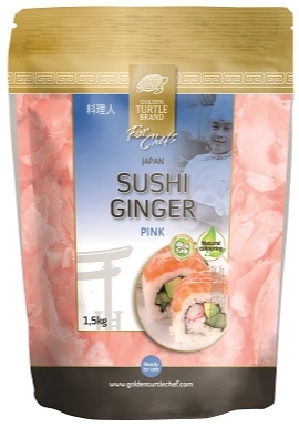 Gingembre rose sushi pch 1,5Kg GOLDEN TURTLE