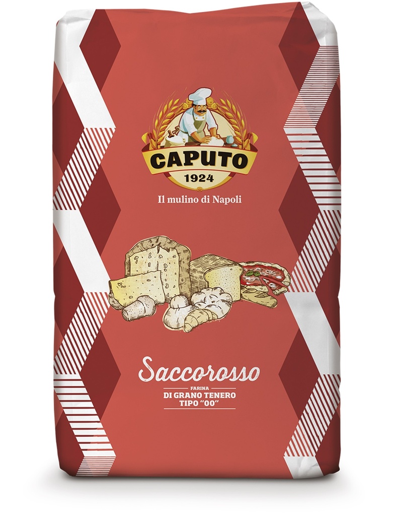 Farine type 00 rouge sac 25Kg CAPUTO