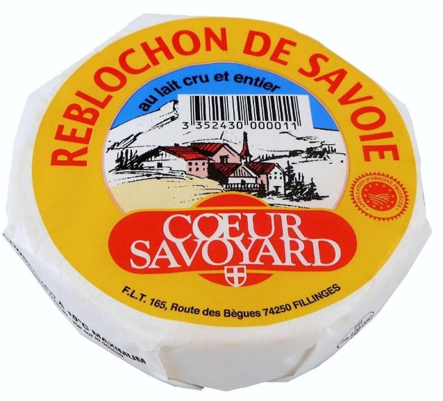 Reblochon au lait cru AOP env 500g COEUR SAVOYARD