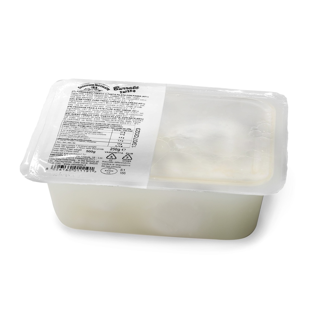 Burrata bqt de 2x125g VALCOLATTE 