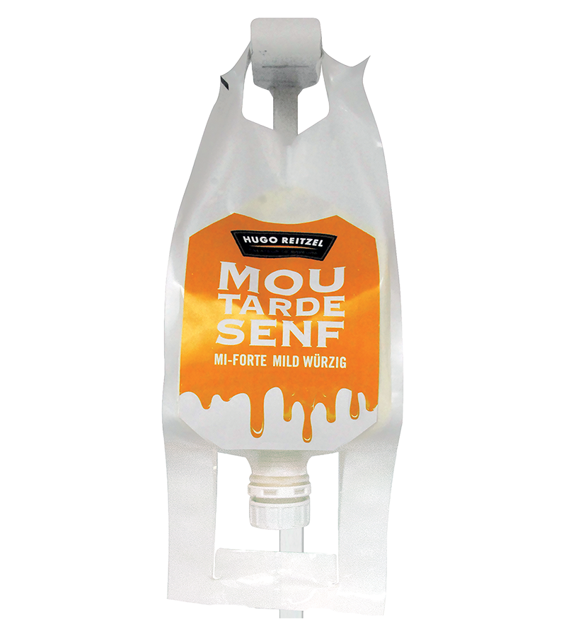 Moutarde mi-forte poche recharge Easy Bag 3Kg HUGO REITZEL