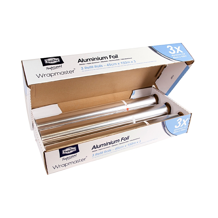 Film aluminium 45cmx150m rlx x3 WRAPMASTER