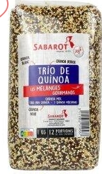 Quinoa tricolore sac 1Kg SABAROT