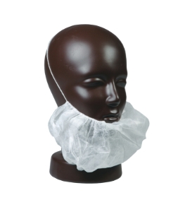 Protection de barbe blanc sac 100pce