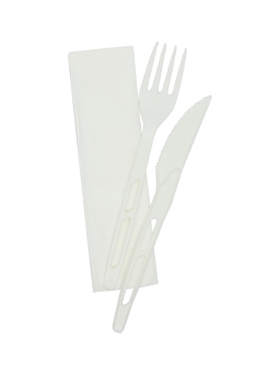 Set de couverts PLA pqt 3pce x100