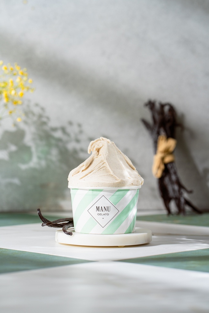 Glace vanille bac 2,5L MANU GELATO