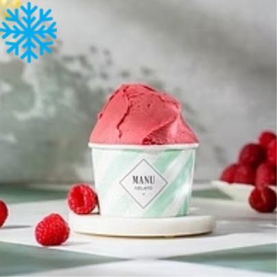 Sorbet framboise bac 2,5L MANU GELATO