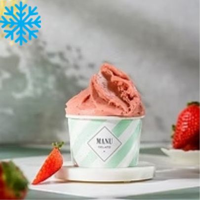 Sorbet fraise bac 2,5L MANU GELATO
