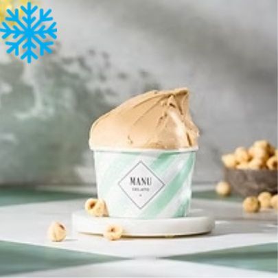 Glace noisette bac 2,5L MANU GELATO