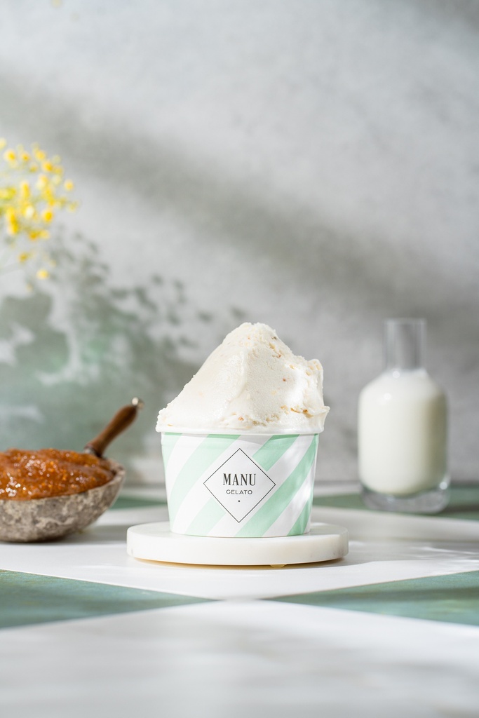 Glace ricotta figue bac 2,5L MANU GELATO