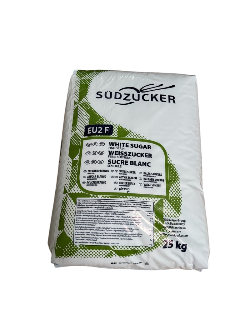 Sucre blanc cristal fin sac 25Kg SUEDZUCKER