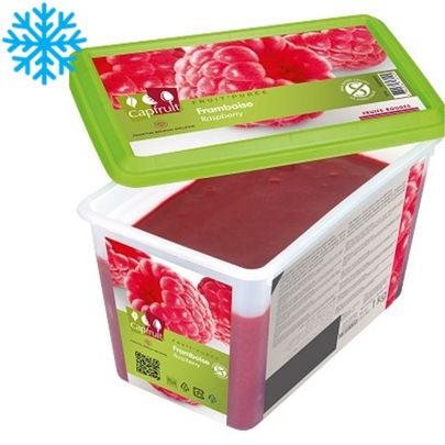 Puree de framboises bac 1Kg CAPFRUIT