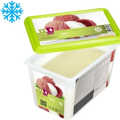 Puree de litchis bac 1Kg CAPFRUIT