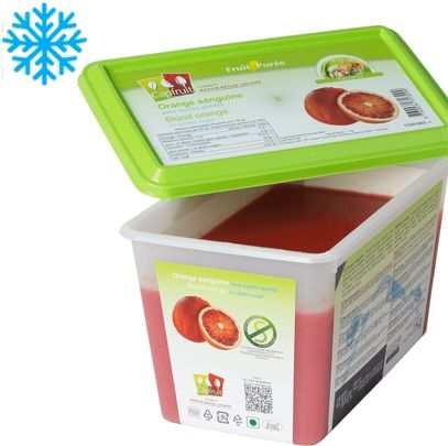Puree d'oranges sanguines bac 1Kg CAPFRUIT