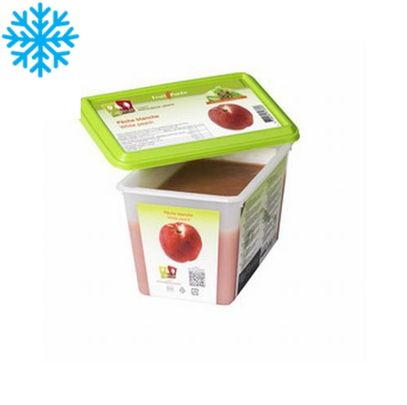 Puree de peches blanches bac 1Kg CAPFRUIT