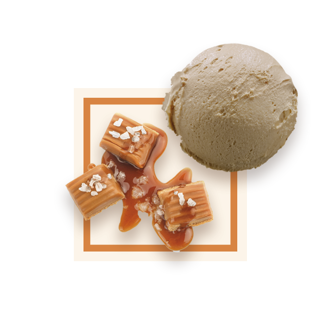 Glace caramel beurre sale bac 2,5L GLACE DES ALPES