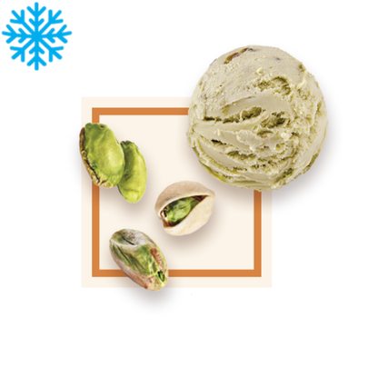 Glace pistache bac 2,5L GLACE DES ALPES