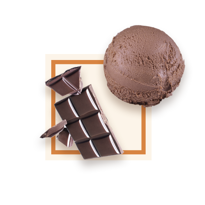 Glace chocolat noir bac 2,5L GLACE DES ALPES