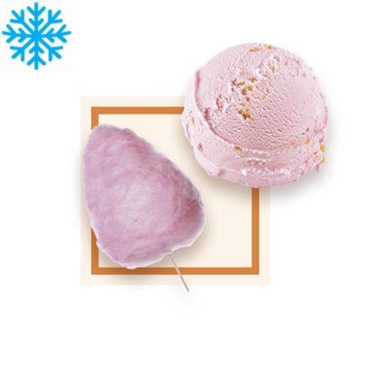 Glace barbe a papa bac 2,5L GLACE DES ALPES