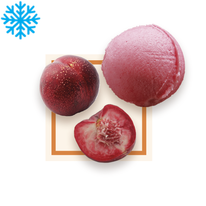 Sorbet peche de vigne bac 2,5L GLACE DES ALPES
