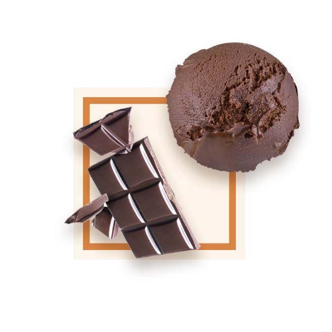 Sorbet chocolat noir bac 2,5L GLACE DES ALPES