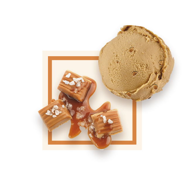 Glace caramel Salidou bac 2,5L GLACE DES ALPES