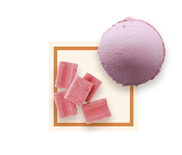 Glace artisanale bubble gum bac 2,5L 