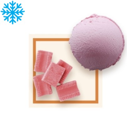 Glace bubble gum bac 2,5L GLACE DES ALPES