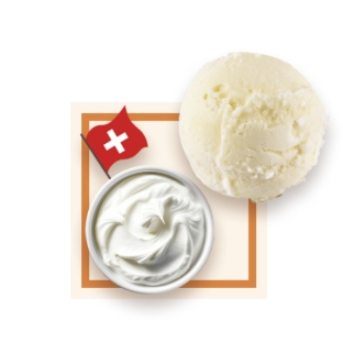 Glace artisanale double creme de Gruyere bac 2,5L