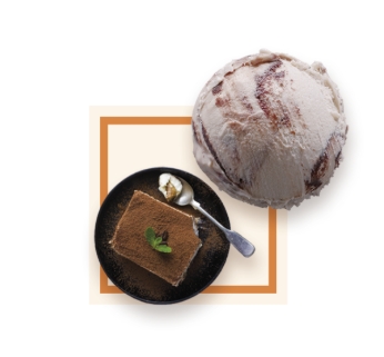 Glace artisanale tiramisu bac 2,5L