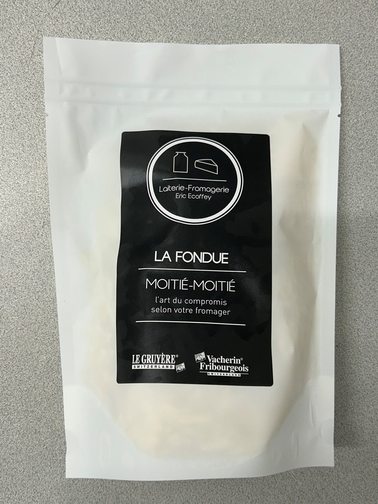 Fondue moitie moitie pqt 500g ERIC ECOFFEY