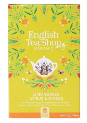 Infusion citronnelle agrumes gingembre bte 20sac ENGLISH TEA SHOP