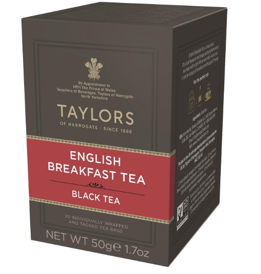 The English breakfast bte 20sac TAYLORS OF HARROGATE