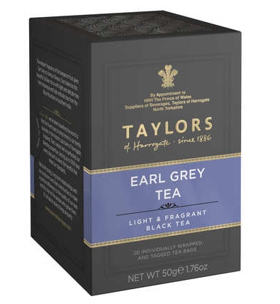 The Earl Grey bte 20sac TAYLORS OF HARROGATE