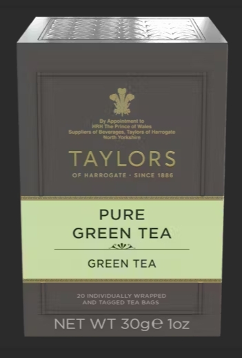 The vert Sencha bte 20sac TAYLORS OF HARROGATE