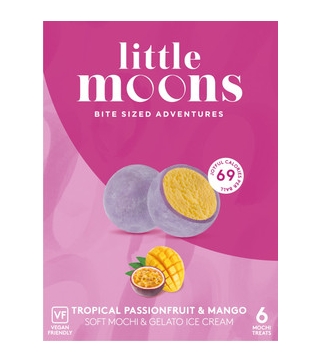 Mochi vegan fruits de la passion et mangue pce 32g x6 LITTLE MOONS