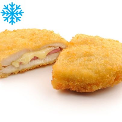 Cordons bleus de poulet 125g IQF sac 1Kg SILVERSTAR