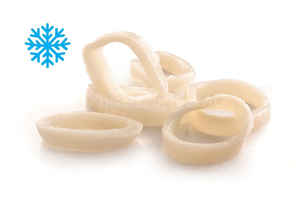 Anneaux de calamars natures IQF sac 1Kg SILVERSTAR