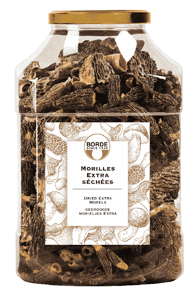 Morilles extra premium sechees a/tige sac 400g BORDE