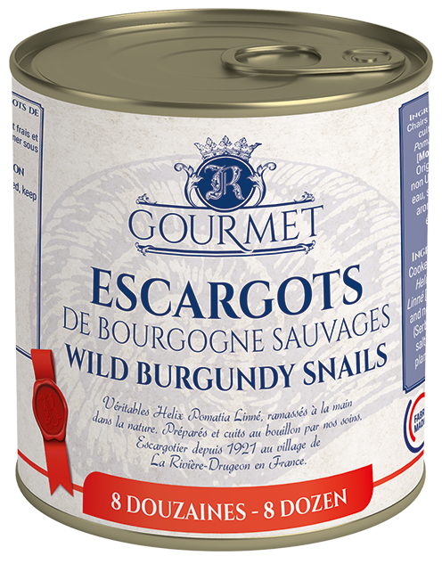 Escargots de Bourgogne bte 8 douzaines GOURMET