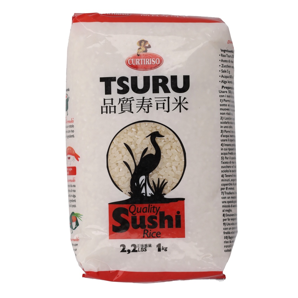 Riz a sushi sac 1Kg TSURU